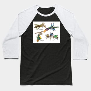 Common Flies Baseball T-Shirt